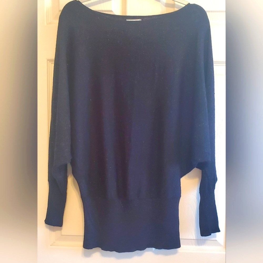 Worthington Womens Boat Neck Long Sleeve Pullover Sweater. Size L
